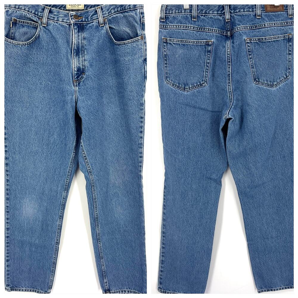 L. L. Bean High Rise Classic Fit Jeans 35 x 34